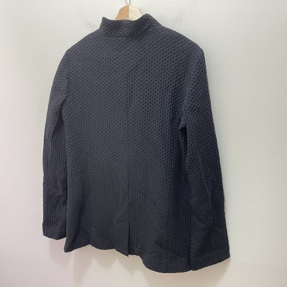 Eileen Fisher Tencel & Organic Cotton Honeycomb Shaped Jacket sz S - Picture 16 of 16